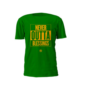 Never Outta Blessings Short Sleeve T-Shirt - GET FRESH MARKETPLACE